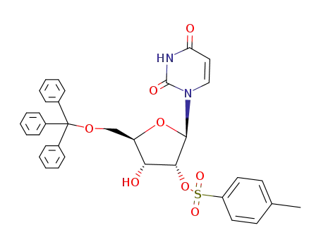 Uridine,5'-O-(triphenylmethyl)-, 2'-(4-methylbenzenesulfonate) (9CI)