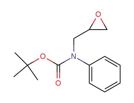 Carbamic acid, (oxiranylmethyl)phenyl-, 1,1-dimethylethyl ester