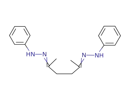Molecular Structure of 1095-15-4 (2,5-Hexanedione, bis(phenylhydrazone))