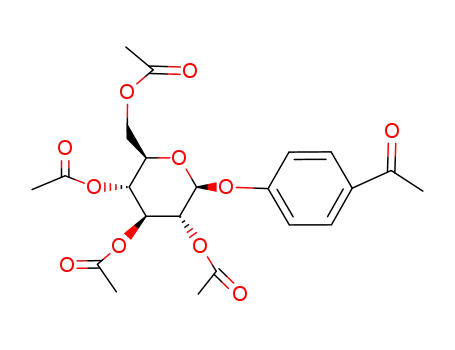 Molecular Structure of 25876-45-3 (Piceoside Tetraacetate)