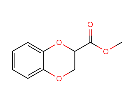 Molecular Structure of 3663-79-4 (METHYL 1,4-BENZODIOXAN-2-CARBOXYLATE)