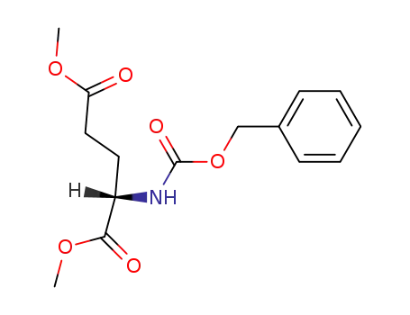 Molecular Structure of 67436-17-3 (L-Glutamic acid, N-[(phenylmethoxy)carbonyl]-, dimethyl ester)