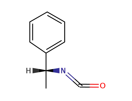 Molecular Structure of 33375-06-3 ((R)-(+)-1-Phenylethyl isocyanate)