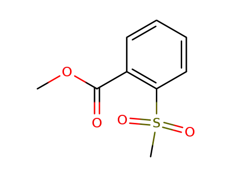 Molecular Structure of 199657-02-8 (METHYL 2-(METHYLSULFONYL)BENZENECARBOXYLATE)