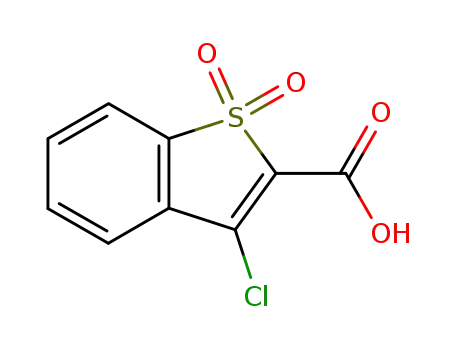 벤조[B]티오펜-2-카르복실산, 3-클로로-, 1,