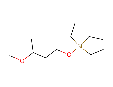 Molecular Structure of 73993-19-8 (Silane, triethyl(3-methoxybutoxy)-)