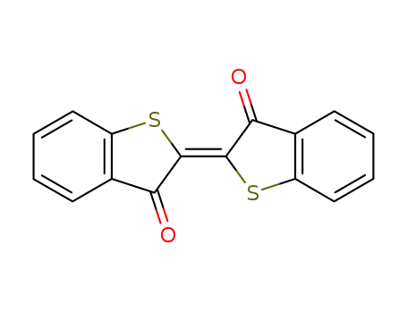 Molecular Structure of 3844-31-3 ((2E)-Δ2,2'-Bi[benzo[b]thiophene-3(2H)-one])