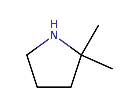 Molecular Structure of 35018-15-6 (2,2-Dimethylpyrrolidine)