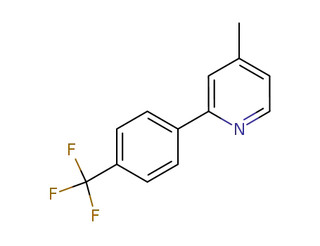 Molecular Structure of 452342-99-3 (4-METHYL-2-(4-TRIFLUOROMETHYL-PHENYL)-PYRIDINE)
