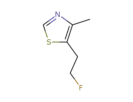 Molecular Structure of 75848-79-2 (Thiazole,  5-(2-fluoroethyl)-4-methyl-)