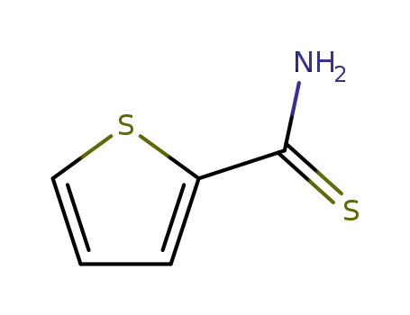 Molecular Structure of 20300-02-1 (Thiophene-2-thiocarboxamide )
