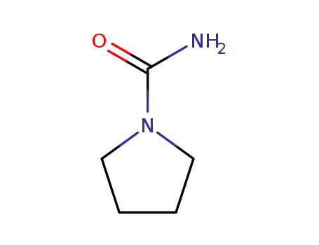 Molecular Structure of 4736-71-4 (PYRROLIDINE-1-CARBOXYLIC ACID AMIDE)