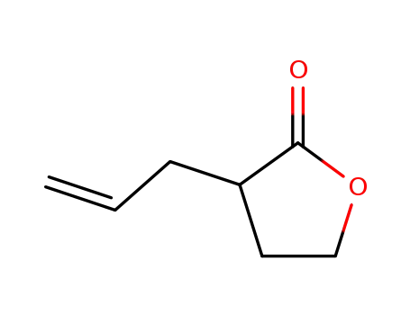 Molecular Structure of 10491-63-1 (2(3H)-Furanone, dihydro-3-(2-propenyl)-)