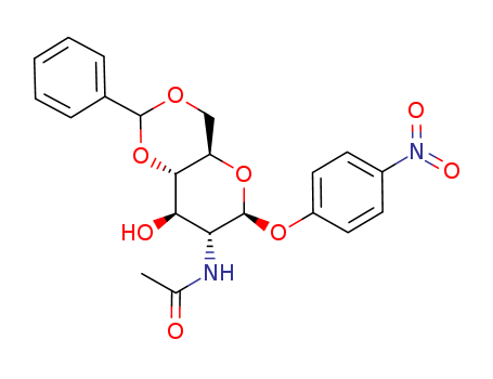 4-Nitrophenyl 2-acetamido-2-deoxy-4,6-O-benzylidene-β-D-glucopyranoside