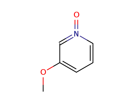 Molecular Structure of 14906-61-7 (3-METHOXYPYRIDINE 1-OXIDE)