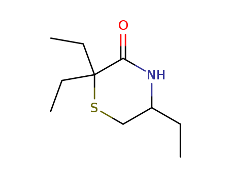 2,2,5-Triethylthiomorpholin-3-one