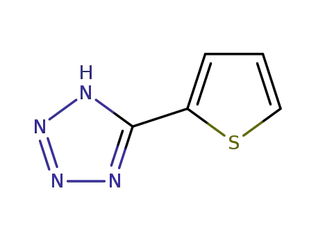 Molecular Structure of 59541-58-1 (5-(2-THIENYL)-1H-TETRAZOLE)