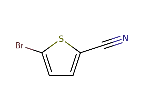 Molecular Structure of 2160-62-5 (2-Thiophenecarbonitrile,5-bromo-)
