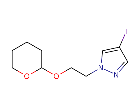 1H-Pyrazole, 4-iodo-1-[2-[(tetrahydro-2H-pyran-2-yl)oxy]ethyl]-