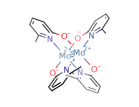 Molecular Structure of 67634-80-4 (Dimolybdenum,tetrakis(mu-(6-methyl-2(1H)-pyridinonato-))