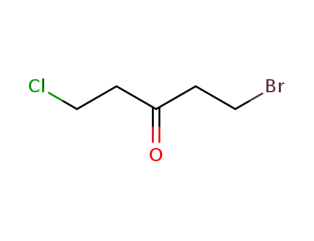 Molecular Structure of 140200-77-7 (3-Pentanone, 1-bromo-5-chloro-)