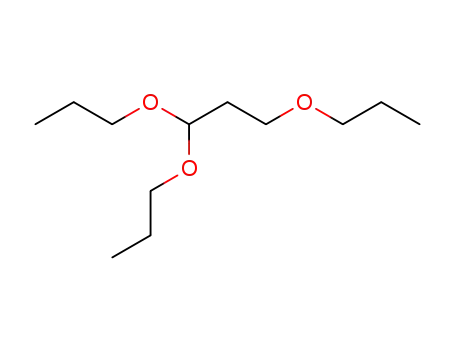 Molecular Structure of 53963-14-7 (Propane, 1,1,3-tripropoxy-)