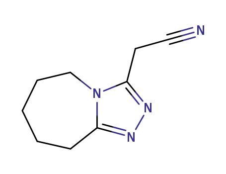 5H-1,2,4-Triazolo[4,3-a]azepine-3-acetonitrile,6,7,8,9-tetrahydro-