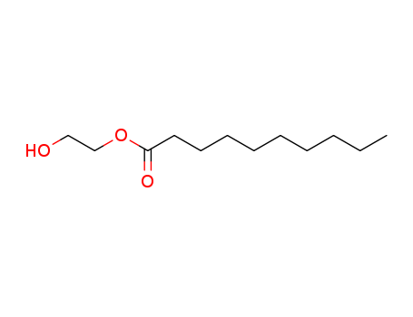 Molecular Structure of 16179-41-2 (Decanoic acid, 2-hydroxyethyl ester)