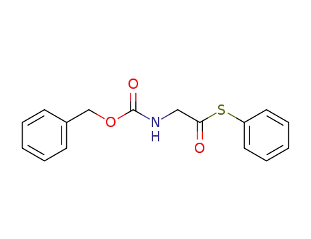 Ethanethioic acid, [[(phenylmethoxy)carbonyl]amino]-, S-phenyl ester