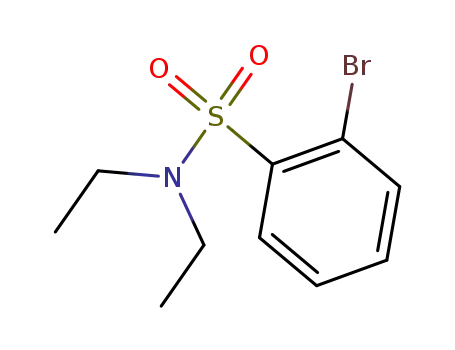 Molecular Structure of 65000-12-6 (2-Bromo-N,N-diethylbenzenesulphonamide)
