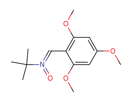 Molecular Structure of 57833-64-4 (N-TERT-BUTYL-ALPHA-(2,4,6-TRIMETHOXY-PHENYL)NITRONE, 99)