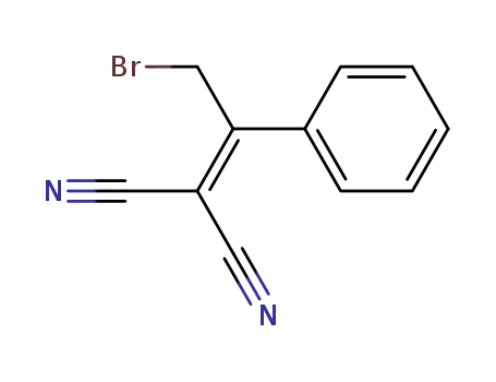 Molecular Structure of 4651-78-9 (Propanedinitrile, (2-bromo-1-phenylethylidene)-)