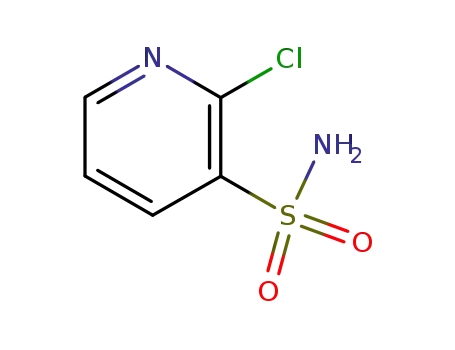 Molecular Structure of 38025-93-3 (3-Pyridinesulfonamide,2-chloro-(9CI))