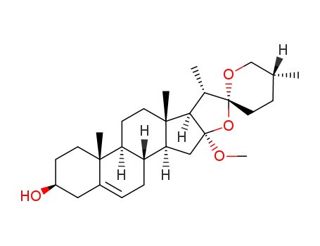 Molecular Structure of 471-55-6 (Bethogenin)