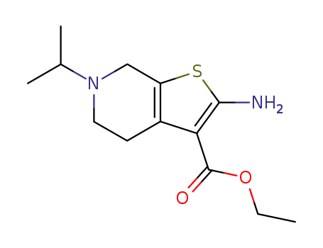 2-아미노-6-이소프로필-4,5,6,7-테트라히드로-티에노-[2,3-C]피리딘-3-카르복실산 에틸 에스테르