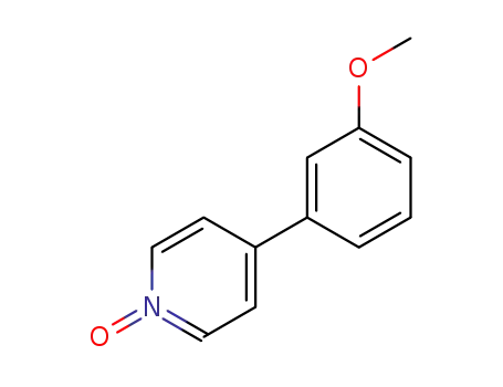 Pyridine, 4-(3-methoxyphenyl)-, 1-oxide