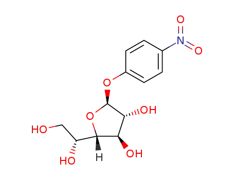 Molecular Structure of 100645-45-2 (P-NITROPHENYL B-D-GALACTOFURANOSIDE)