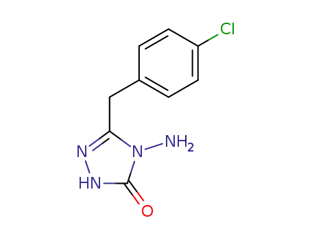 3H-1,2,4-Triazol-3-one,
4-amino-5-[(4-chlorophenyl)methyl]-2,4-dihydro-