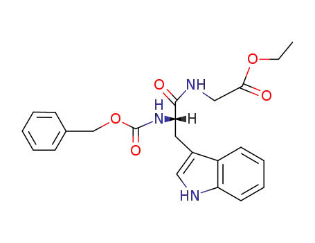 Glycine, N-[N-[(phenylmethoxy)carbonyl]-L-tryptophyl]-, ethyl ester