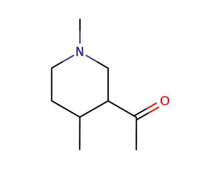 Molecular Structure of 91324-26-4 (Ethanone, 1-(1,4-dimethyl-3-piperidinyl)- (9CI))