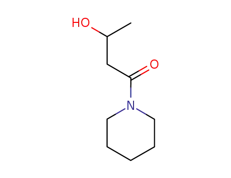 Piperidine, 1-(3-hydroxy-1-oxobutyl)-, (S)-