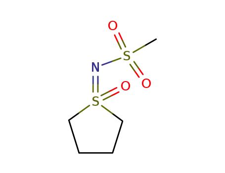 Molecular Structure of 57872-26-1 (Thiophene, 1,1,2,3,4,5-hexahydro-1-[(methylsulfonyl)imino]-, 1-oxide)