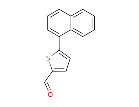 2-Thiophenecarboxaldehyde, 5-(1-naphthalenyl)-(58256-09-0)