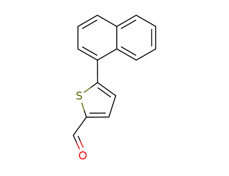 2-Thiophenecarboxaldehyde, 5-(1-naphthalenyl)-