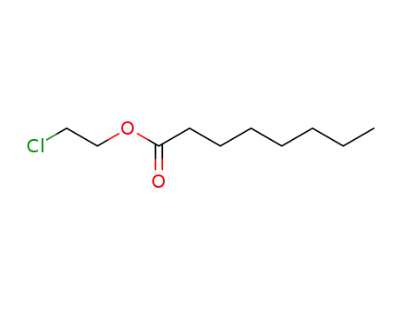 Molecular Structure of 589-76-4 (2-chloroethyl octanoate)