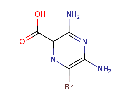 3,5-Diamino-6-bromo-pyrazine-2-carboxylic acid