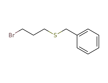 Molecular Structure of 88738-51-6 (Benzene, [[(3-bromopropyl)thio]methyl]-)