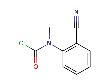 Molecular Structure of 143875-94-9 (Carbamic chloride, (2-cyanophenyl)methyl-)