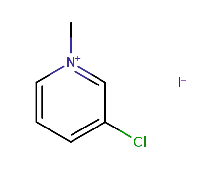 Molecular Structure of 32188-17-3 (Pyridinium, 3-chloro-1-methyl-, iodide)