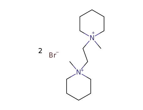 Piperidinium, 1,1'-(1,2-ethanediyl)bis[1-methyl-,dibromide (9CI) cas  5472-59-3